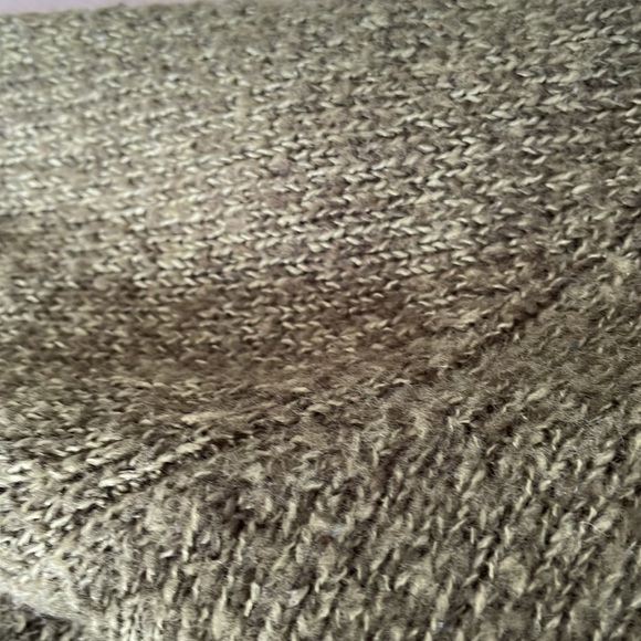 Linda Matthews green hooded button up long sleeve cardigan sweater top shirt S - Picture 10 of 17